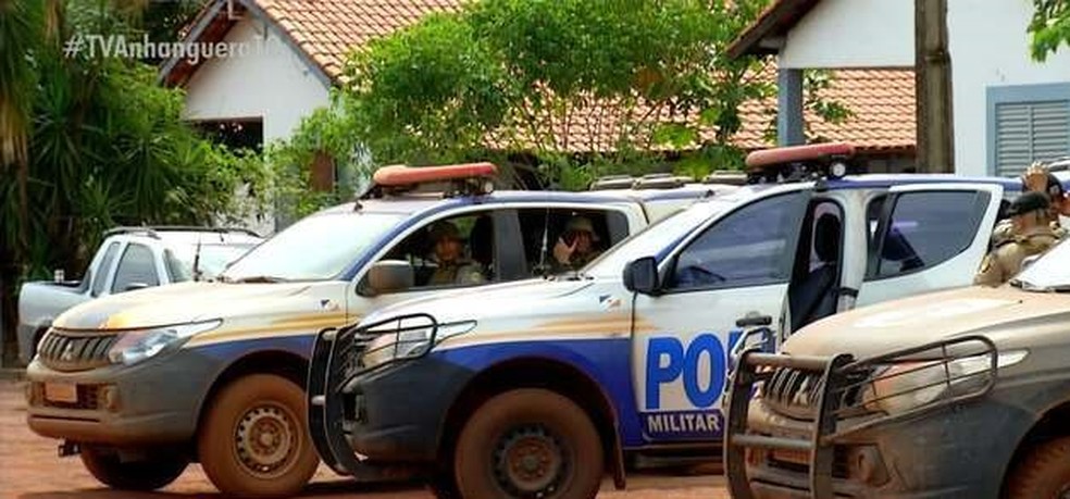 Policiais fazem cerco em áreas rurais e urbanas na região oeste do Tocantins — Foto: Reprodução/TV Anhanguera