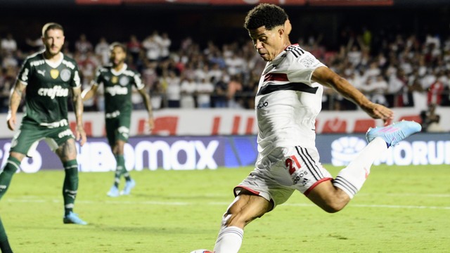 Gabriel Sara em São Paulo x Palmeiras