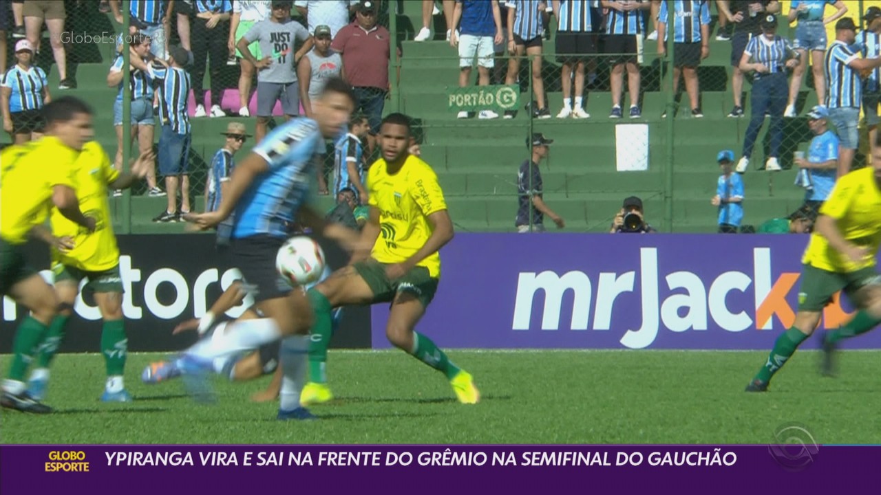 Ypiranga vira, e sai na frente do Grêmio na semifinal do Gauchão