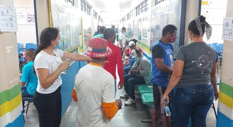 Seções movimentadas na eleição para prefeito em Coari — Foto: Arquipo Góes/Rede Amazônica