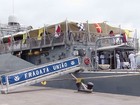 Navio da Marinha é aberto para visitação gratuita no Porto de Santos