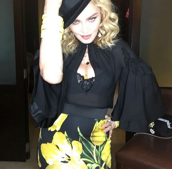 Madonna posou para foto em Cuba (Foto: Reprodução / Instagram)