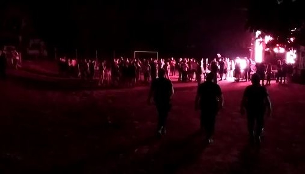 Guarda Municipal interrompe festa com 500 pessoas em chácara de Rio Preto — Foto: Arquivo Pessoal