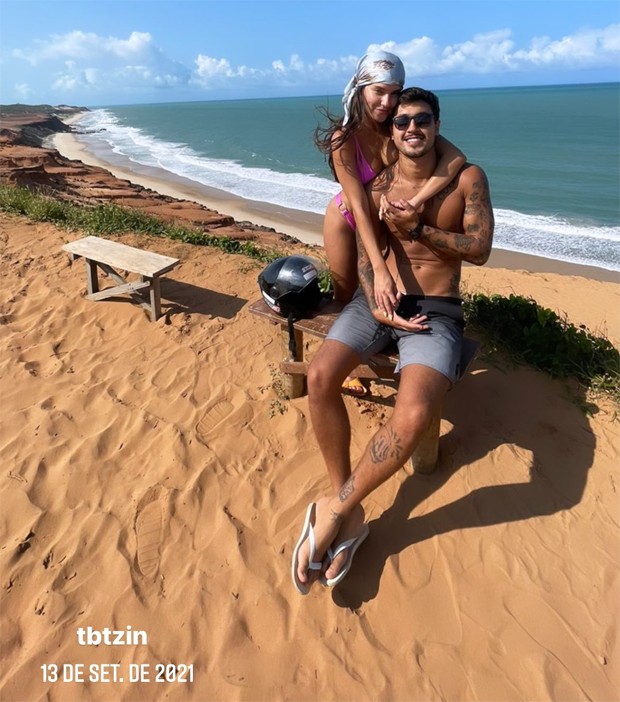 Thais Braz e o namorado, Lucca Dias (Foto: Reprodução/Instagram)