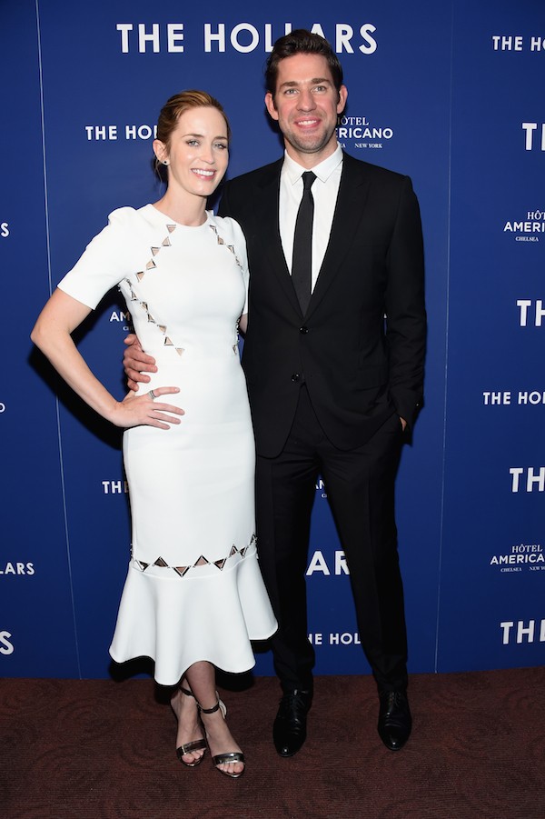 A atriz Emily Blunt e seu marido, o ator John Krasinki  (Foto: Getty Images)