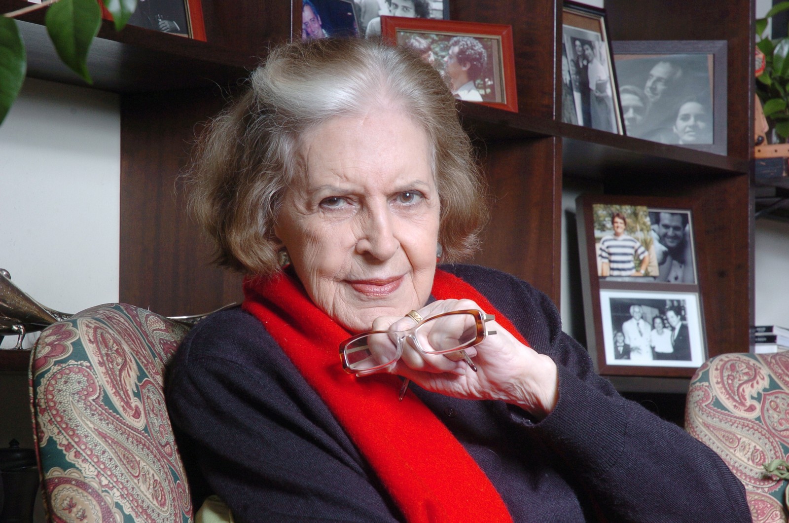 A escritora Lygia Fagundes Telles morreu em 3 de abril de 2022, aos 103 anos, de causas naturais — Foto: Anderson Prado