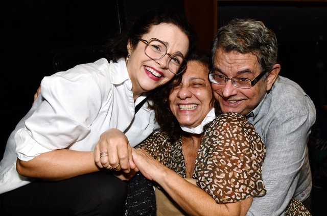 Luciana Braga, Catarina Abdala e Flávio Marinho (Foto: Cristina Granato)