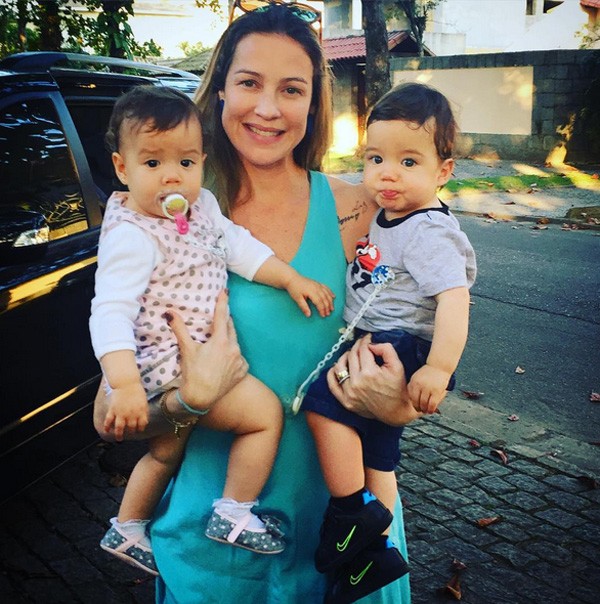 Luana Piovani e os seus gêmeos (Foto: Reprodução/Instagram)