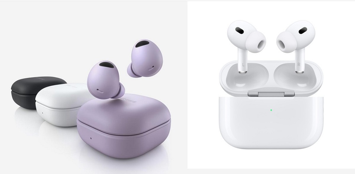 Galaxy Buds 2 Pro vs AirPods Pro 2: compare preço e ficha técnica