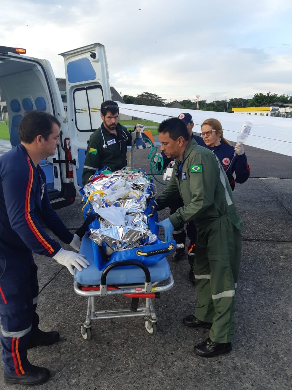 Vítimas tiveram queimaduras em até 90% do corpo — Foto: Arquivo pessoal