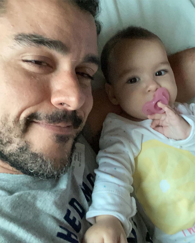Joaquim Lopes e a filha, Pietra (Foto: Reprodução / Instagram)