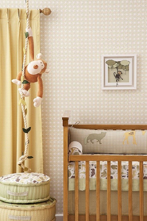 papel-de-parede-quarto-de-bebê  (Foto: Pinterest)