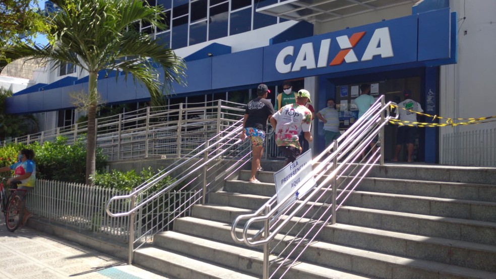 Agência da Caixa de Mossoró estará aberta neste sábado (22) — Foto: Hugo Andrade/Inter TV Costa Branca