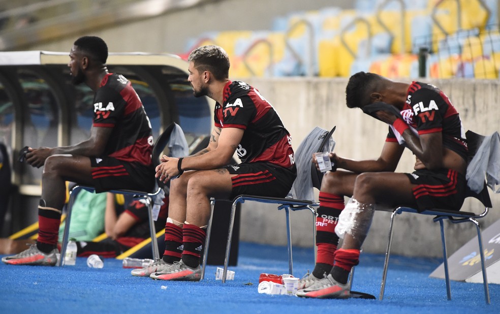 bruno henrique, flamengo, fluminense — Foto: André Durão