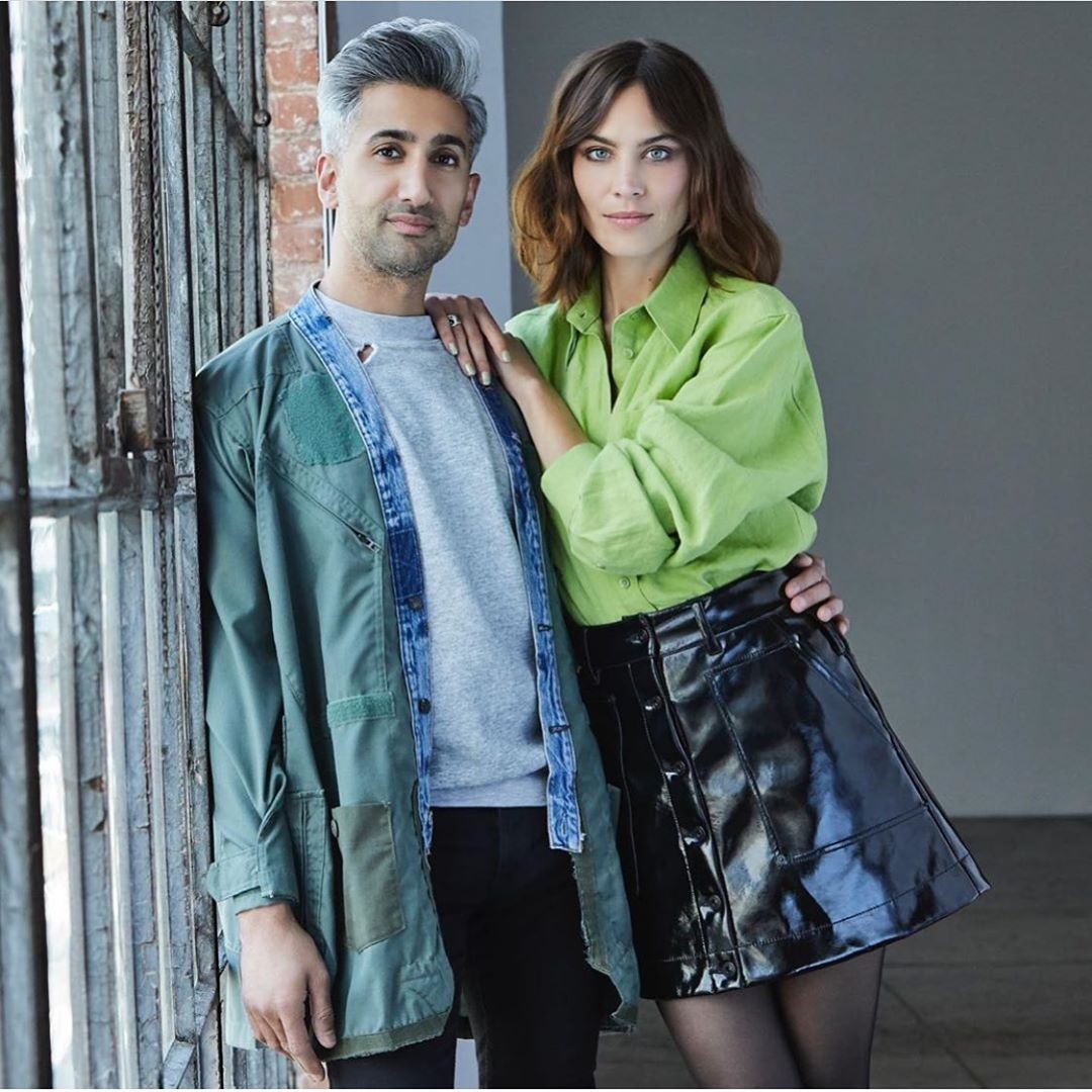 Tan France e Alexa Chung, os apresentadores de Next in Fashion (Foto: Instagram Alexa Chung/ Reprodução)
