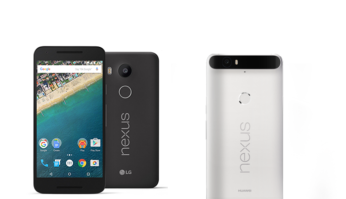 Nexus 5X e 6P, fabricados por LG e Huawei, lançados com Android 6.0 em 2015 (Foto: Divulgação)