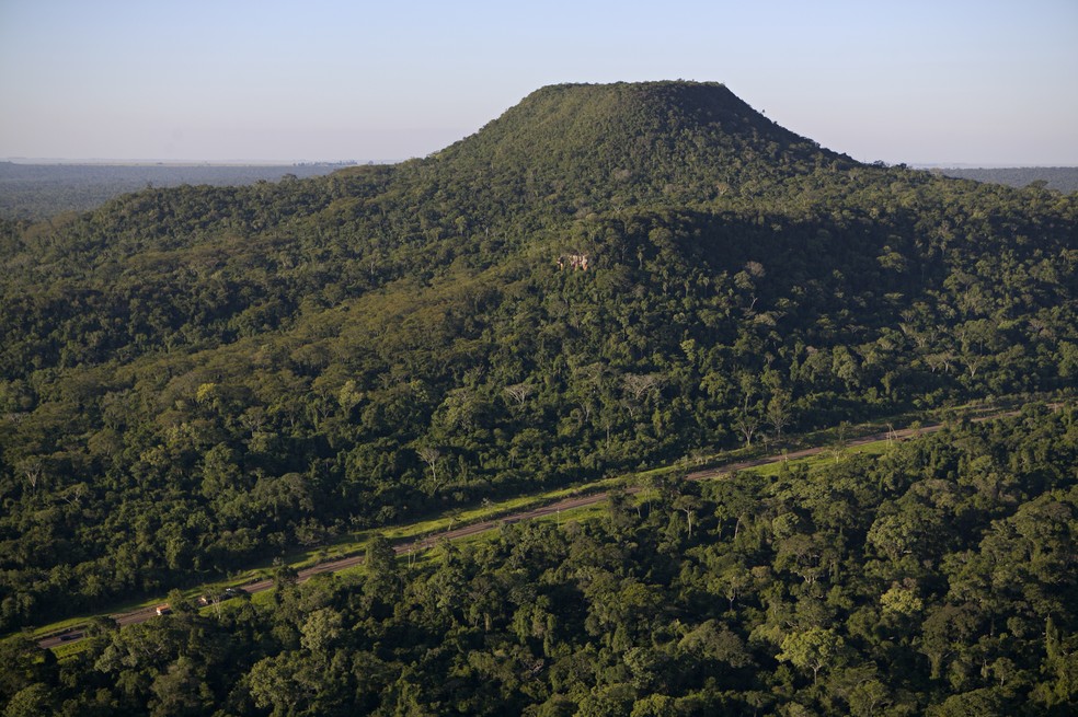 Parque Estadual do Morro do Diabo, em Teodoro Sampaio (SP) — Foto: Fundação Florestal