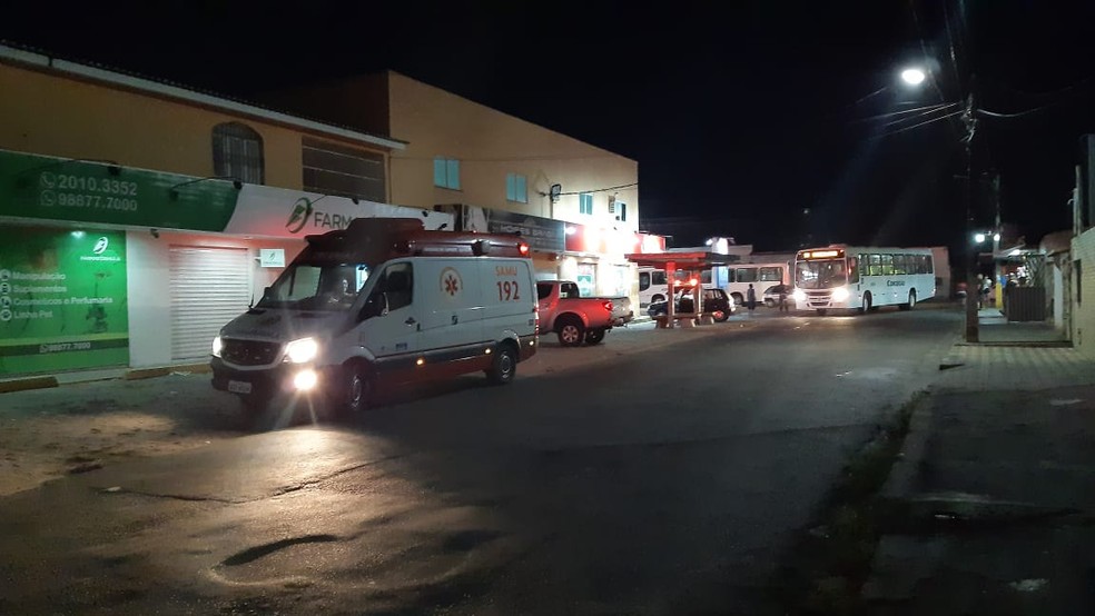 Idoso foi atropelado em cruzamento na Cidade da Esperança, Natal — Foto: Sérgio Henrique Santos/Inter TV Cabugi