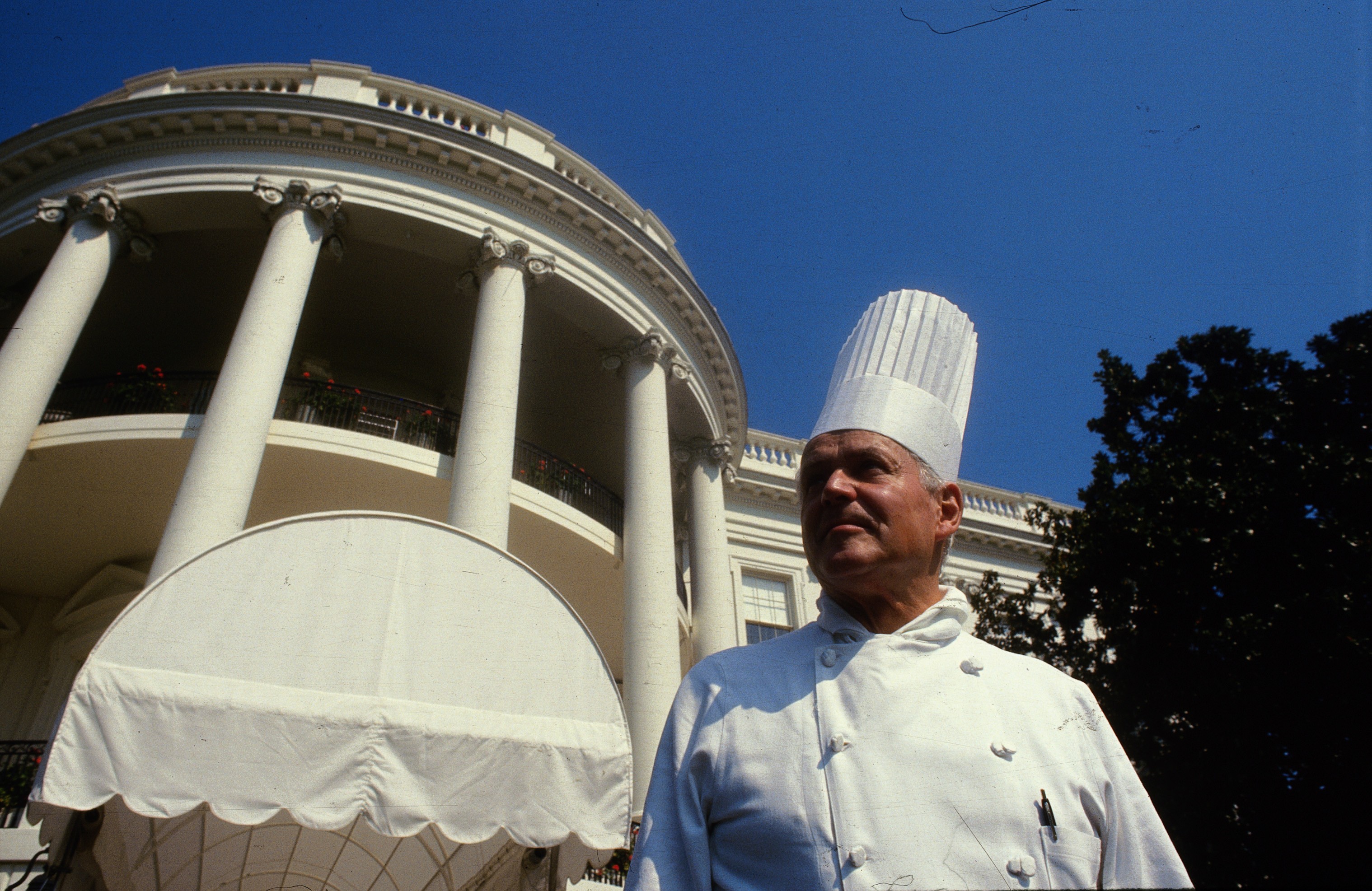 Henry Haller, em 1987, no seu último ano como chef da Casa Branca (Foto: Getty Images)