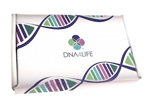 Estojo contendo o kit de testes da empresa DNA4Life (Foto: DNA4Life/reprodução)