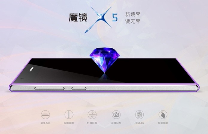 Smartphone chinês com tela de safira resistena quedas, riscos e até a trituração (Foto: Reprodução/BGR)