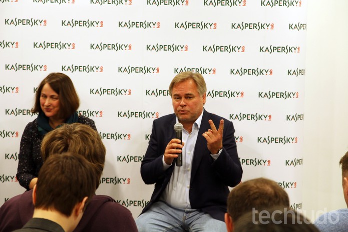  Para Evgenii Kaspersky, usuário deve ficar sempre paranóico (Foto: Fabrício Vitorino/TechTudo)