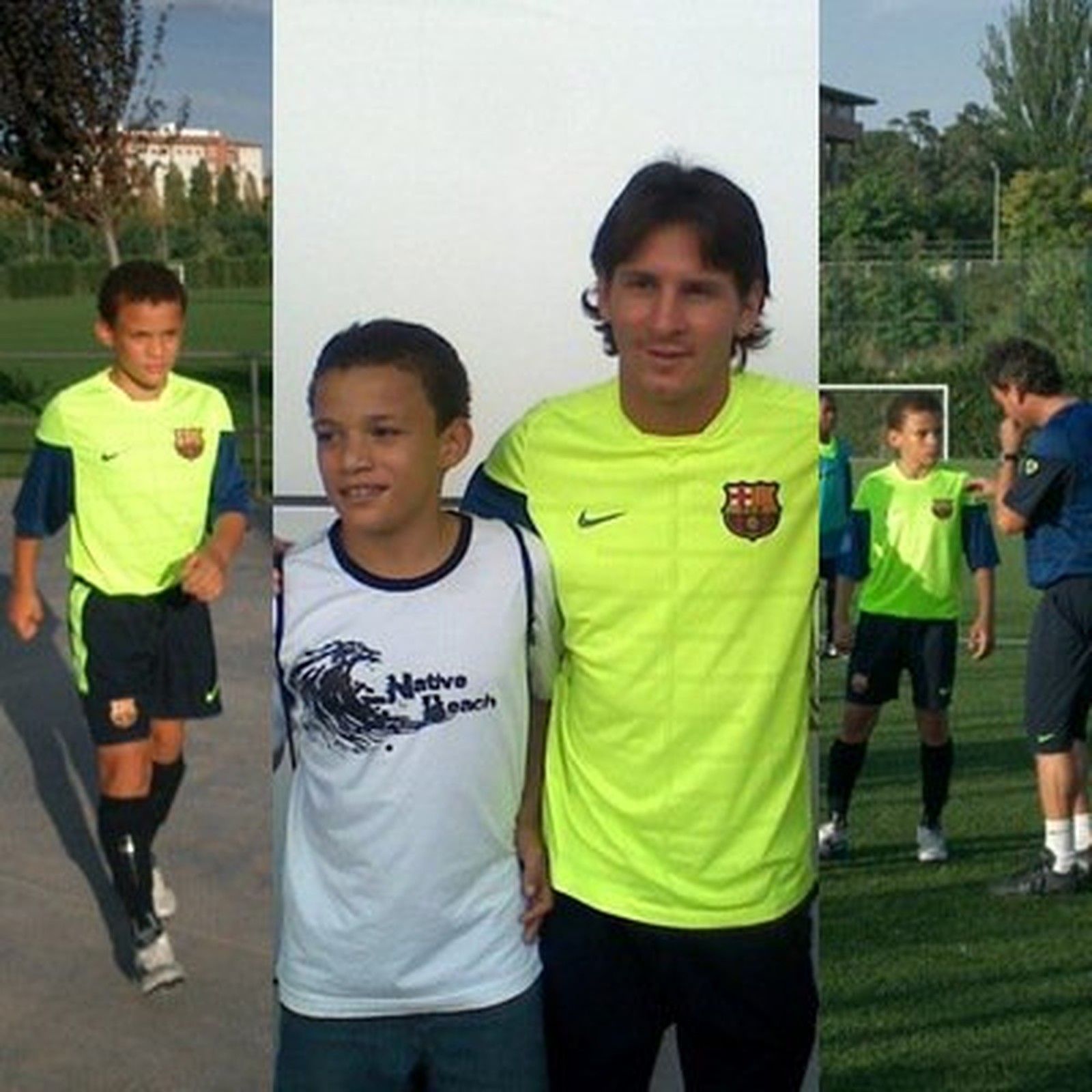 Titular do Corinthians, André Luis passou por testes no Barça e conheceu Messi