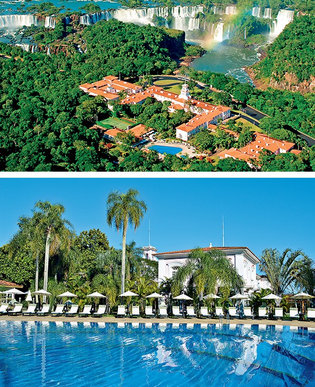  O Belmond Hotel das Cataratas, com sua piscina  e jardins, é o único hotel  localizado dentro do Parque  Nacional do Iguaçu, Patrimônio  Natural da Humanidade  (Foto:  )