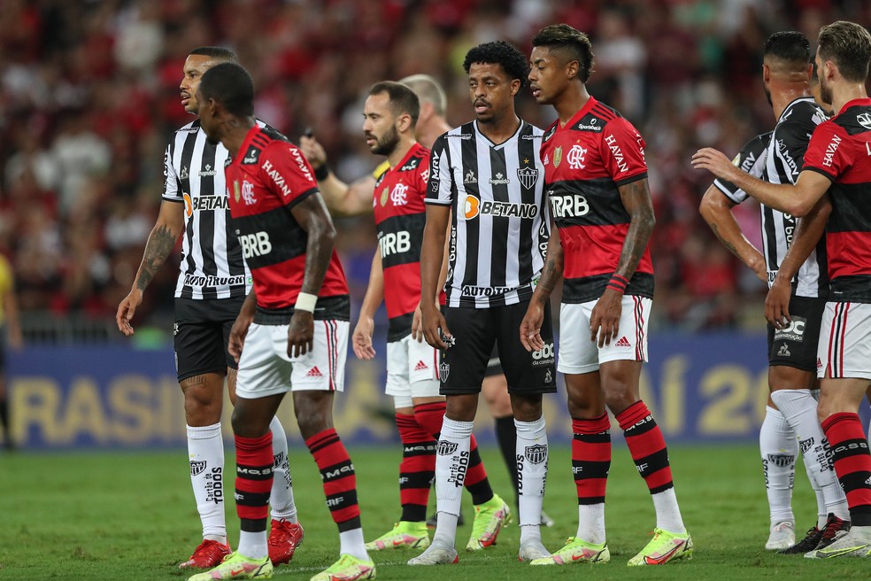 Flamengo x Atlético-MG, no Maracanã, partida válida pela 29ª rodada do Campeonaro Brasileiro — Foto: Pedro Souza / Atlético