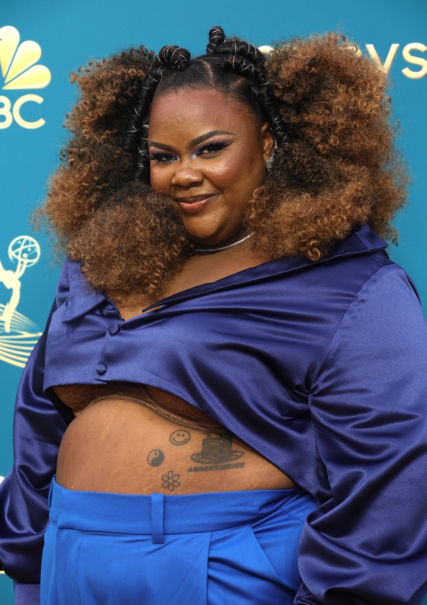 LOS ANGELES, CALIFORNIA - SEPTEMBER 12: Nicole Byer attends the 74th Primetime Emmys at Microsoft Theater on September 12, 2022 in Los Angeles, California. (Photo by Momodu Mansaray/Getty Images) (Foto: Getty Images)
