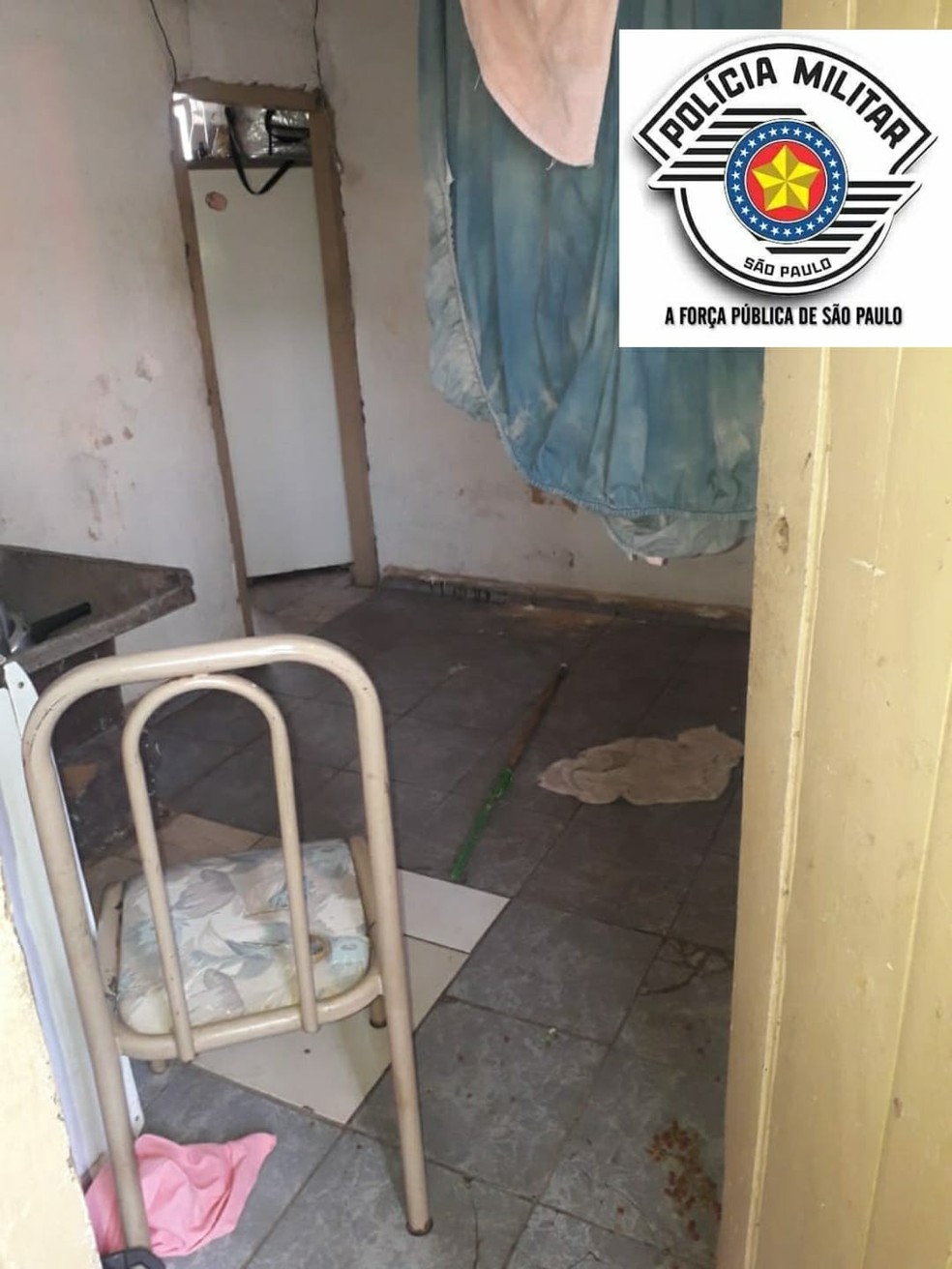 Menino de 4 anos e seis cães são resgatados em Osvaldo Cruz (SP) — Foto: Polícia Militar