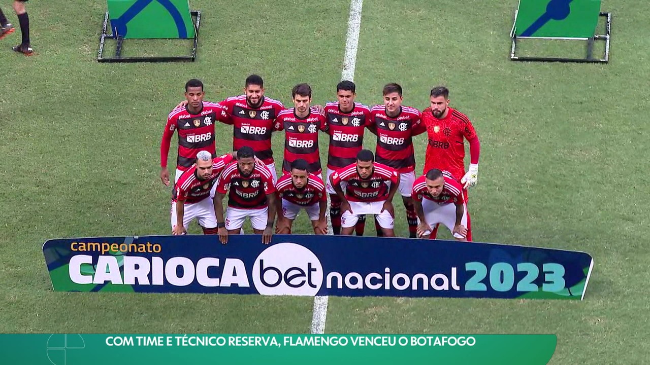 Com time e t&eacute;cnico reservas, Flamengo venceu o Botafogo