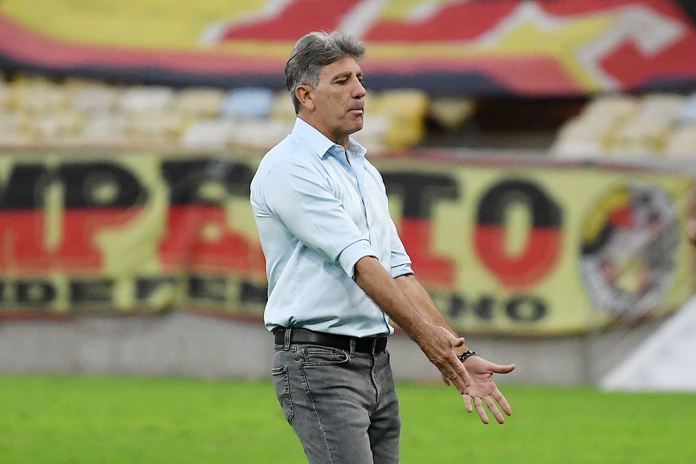 Renato Ga&uacute;cho em Flamengo x S&atilde;o Paulo &mdash; Foto: Alexandre Dur