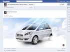 Fiat posta foto do Idea 'no céu' em referência à escolha do Papa
