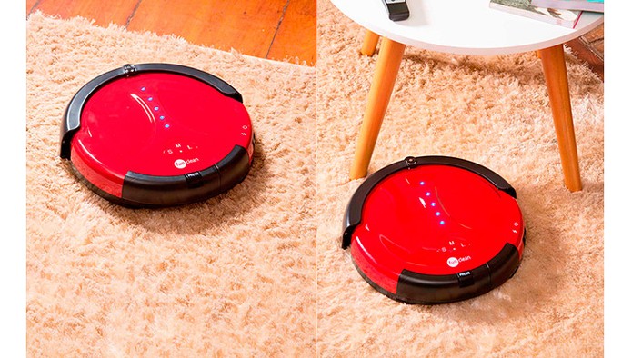 Aspirador de pó inteligente da Fun Clean vem com controle remoto e design circular (Foto: Divulgação/FunClean)