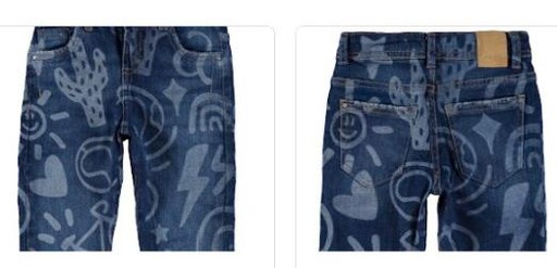 Calça infantil Samara Felipo/Jade Seba, Malwee Kids, R$129,90 - O jeans tem tecnologia inovadora, utilizando apenas 300ml de água (o equivalente a um copo de água) no processo de produção, e sem adição de químicos nocivos ao meio ambiente e às pessoas.