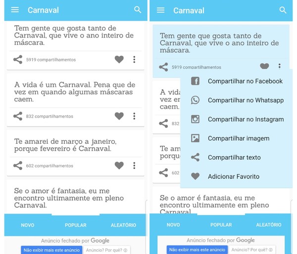 Frases De Carnaval Cinco Apps Com Mensagens Engracadas De Folia Para Fotos Redes Sociais Techtudo Além de ser um atrativo para os convidados, as fotos ficam incríveis e os momentos são marcados com mais intensidade. frases de carnaval cinco apps com