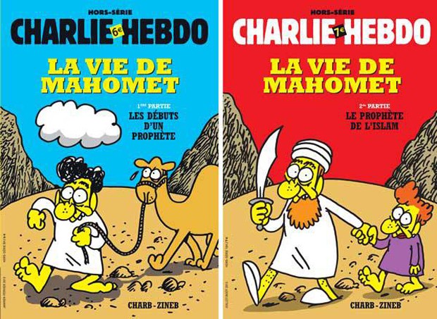 Capa de um especial da Charlie Hebdo com a biografia de Maomé (Foto: Reprodução/Facebook Charlie Hebdo)