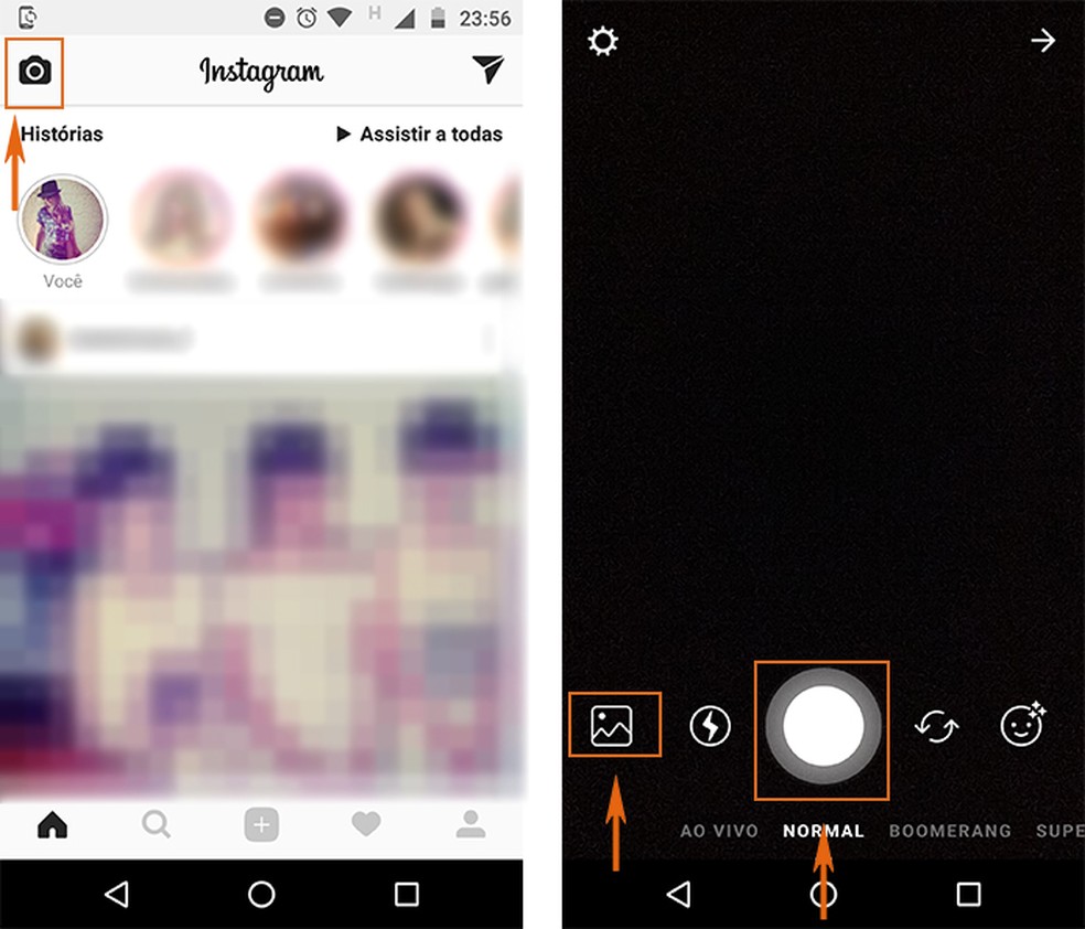 Truque Adiciona Gif Ao Instagram Stories Usando O Teclado Do Android Redes Sociais Techtudo Gifs com coisas girando, aliás, com apenas um elemento da imagem rodopiando infinitamente. instagram stories usando o teclado