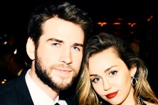 Liam Hemsworth e Miley Cyrus na primeira aparição pública do casal após o casamento (Foto: Instagram)
