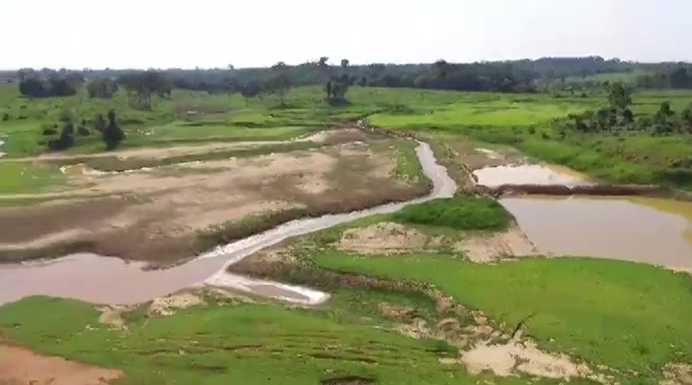 Seca é uma das piores dos últimos anos (Foto: Reprodução/Rede Amazônica Acre)