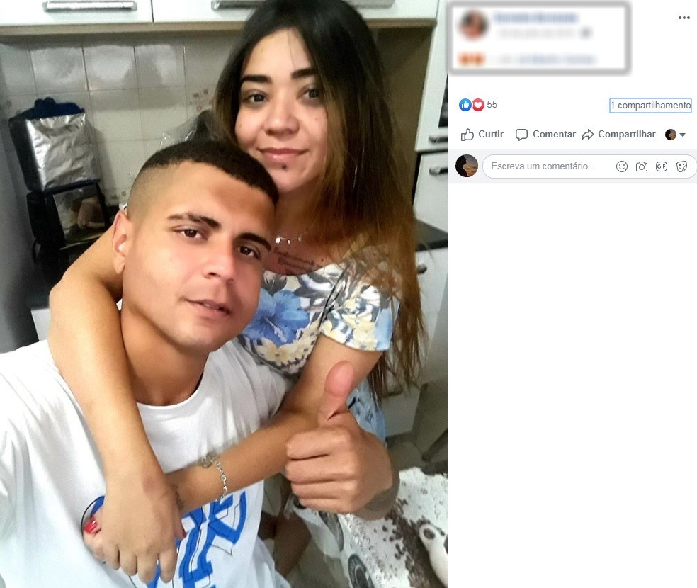 Mulher é morta pelo namorado em Itu — Foto: Reprodução/Facebook