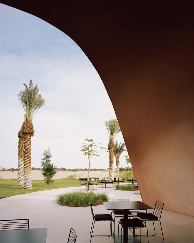Clube de Golf recebe forma arquitetônica de Dunas na Jordânia  (Foto: Divulgação)