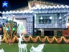 Família do Amapá decora a casa inteira com luzes e enfeites de Natal