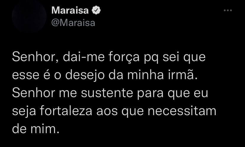 Maraísa lamenta morte de Marília Mendonça (Foto: Reprodução / Instagram)
