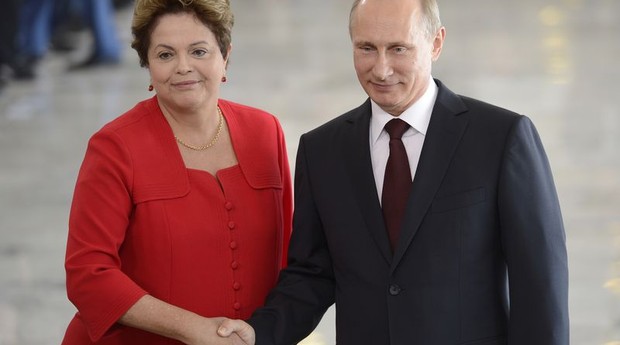 Dilma e Putin se encontraram no Palácio do Planalto (Foto: Wilson Dias / Agência Brasil)