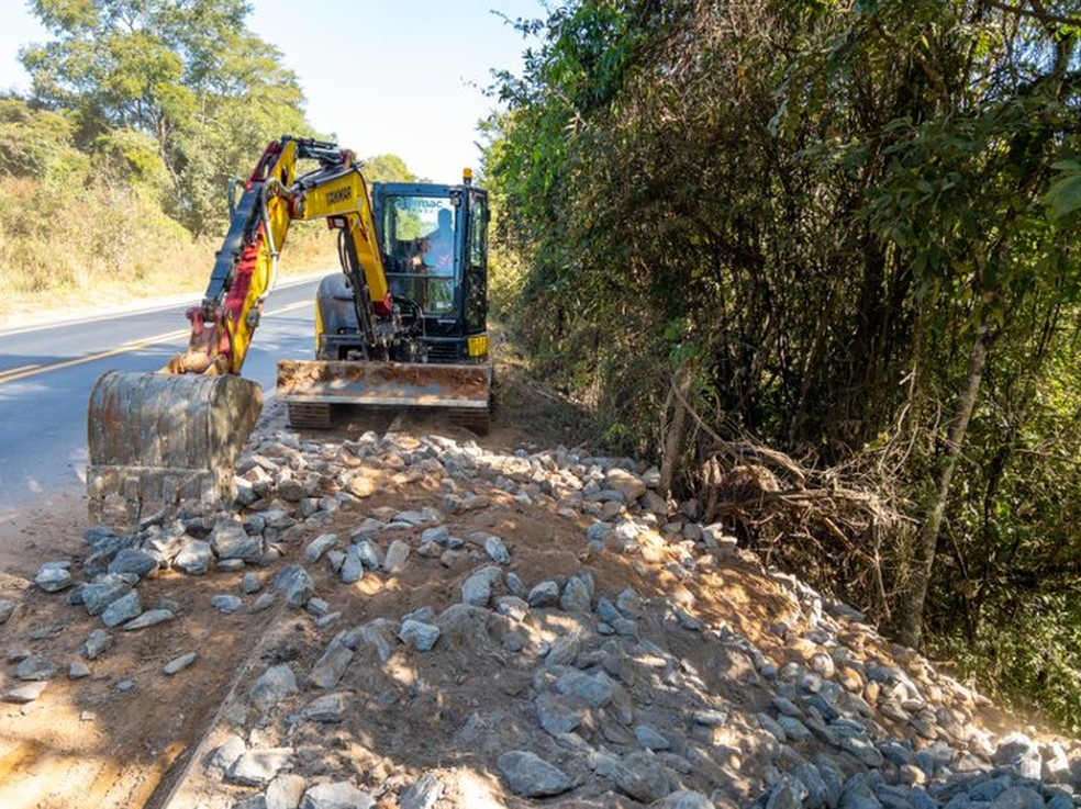 Até o próximo sábado (14), o tráfego na BR-153 será intercalado entre as pistas sul e norte — Foto: Divulgação/Ecovias Araguaia