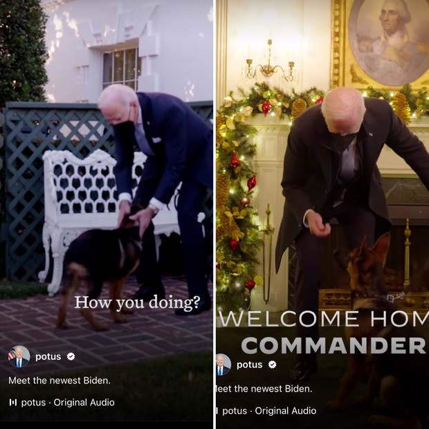 Comandante é mostrado em vídeo divulgado pela Casa Branca (Foto: Reprodução/ Instagram)