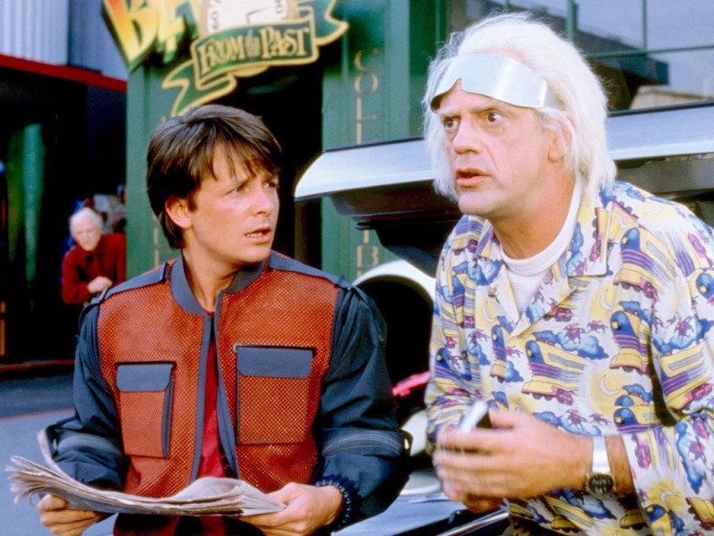 Michael J. Fox como Marty McFly em De Volta para o Futuro (Foto: Divulgação)