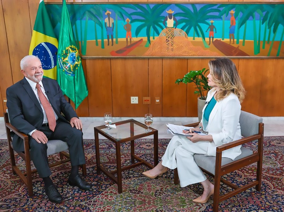 Lula em entrevista à Natuza Nery